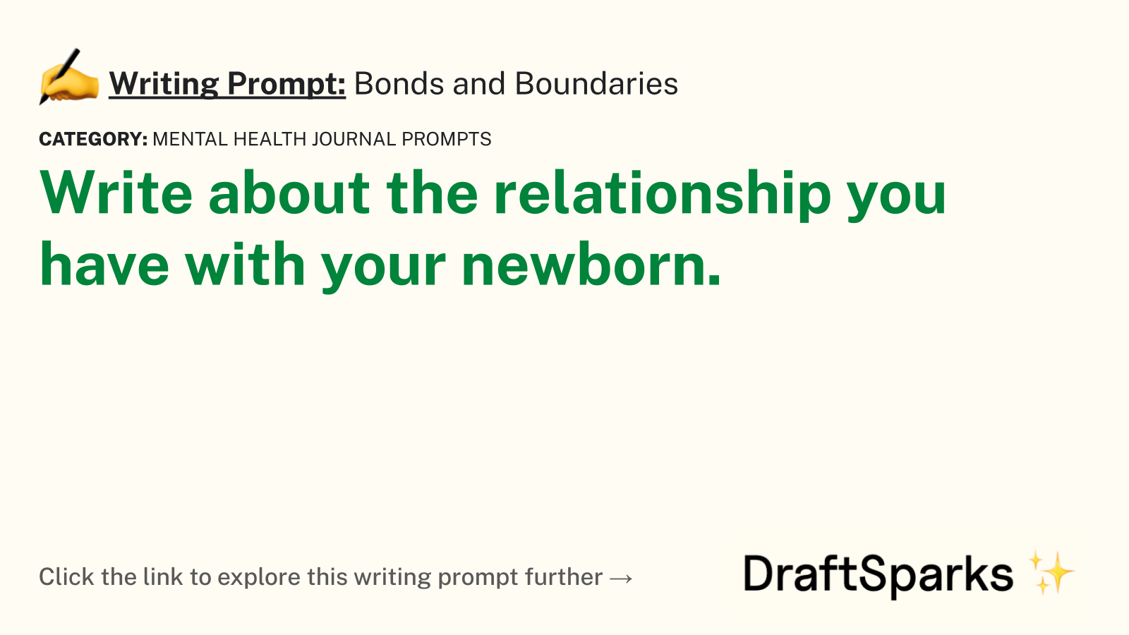 Bonds and Boundaries