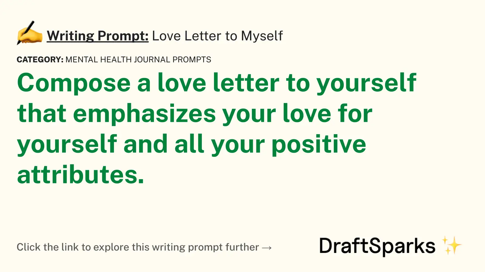 Love Letter to Myself
