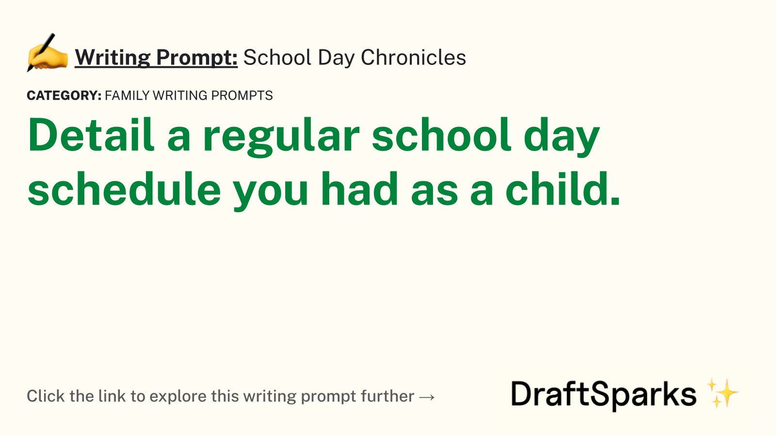 School Day Chronicles