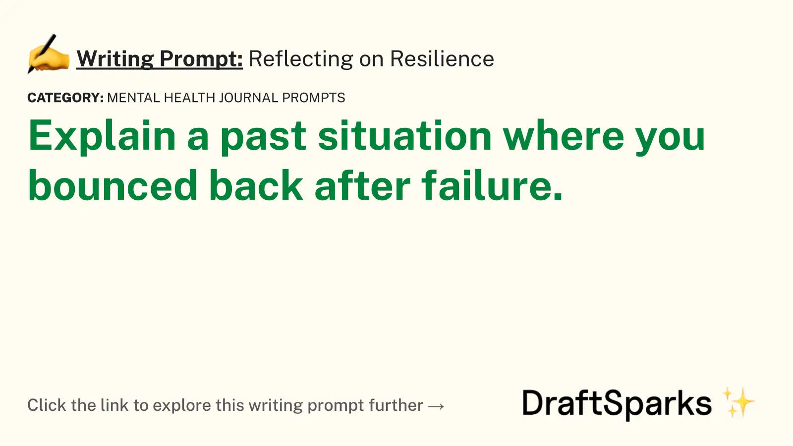 Reflecting on Resilience