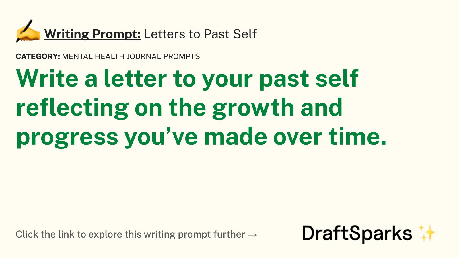 Letters to Past Self