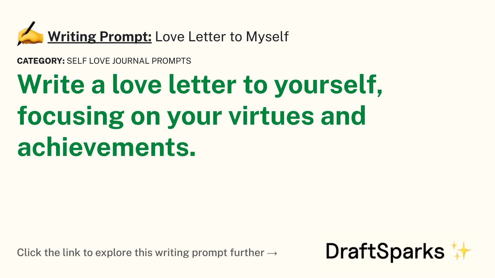 Love Letter to Myself
