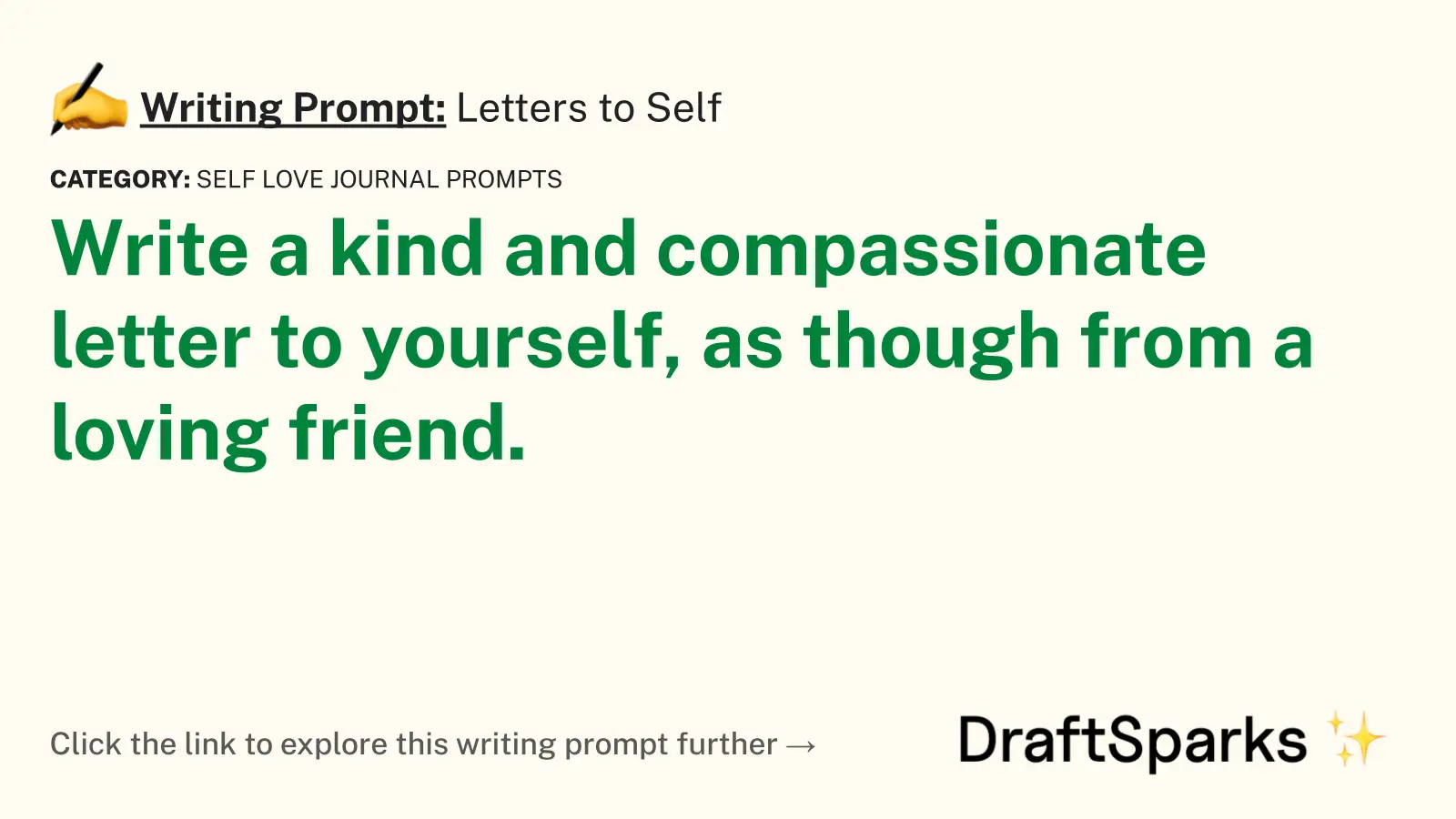 Letters to Self