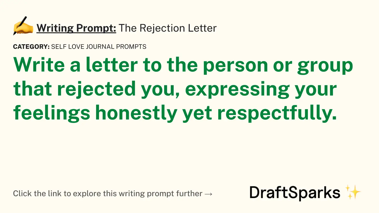 The Rejection Letter