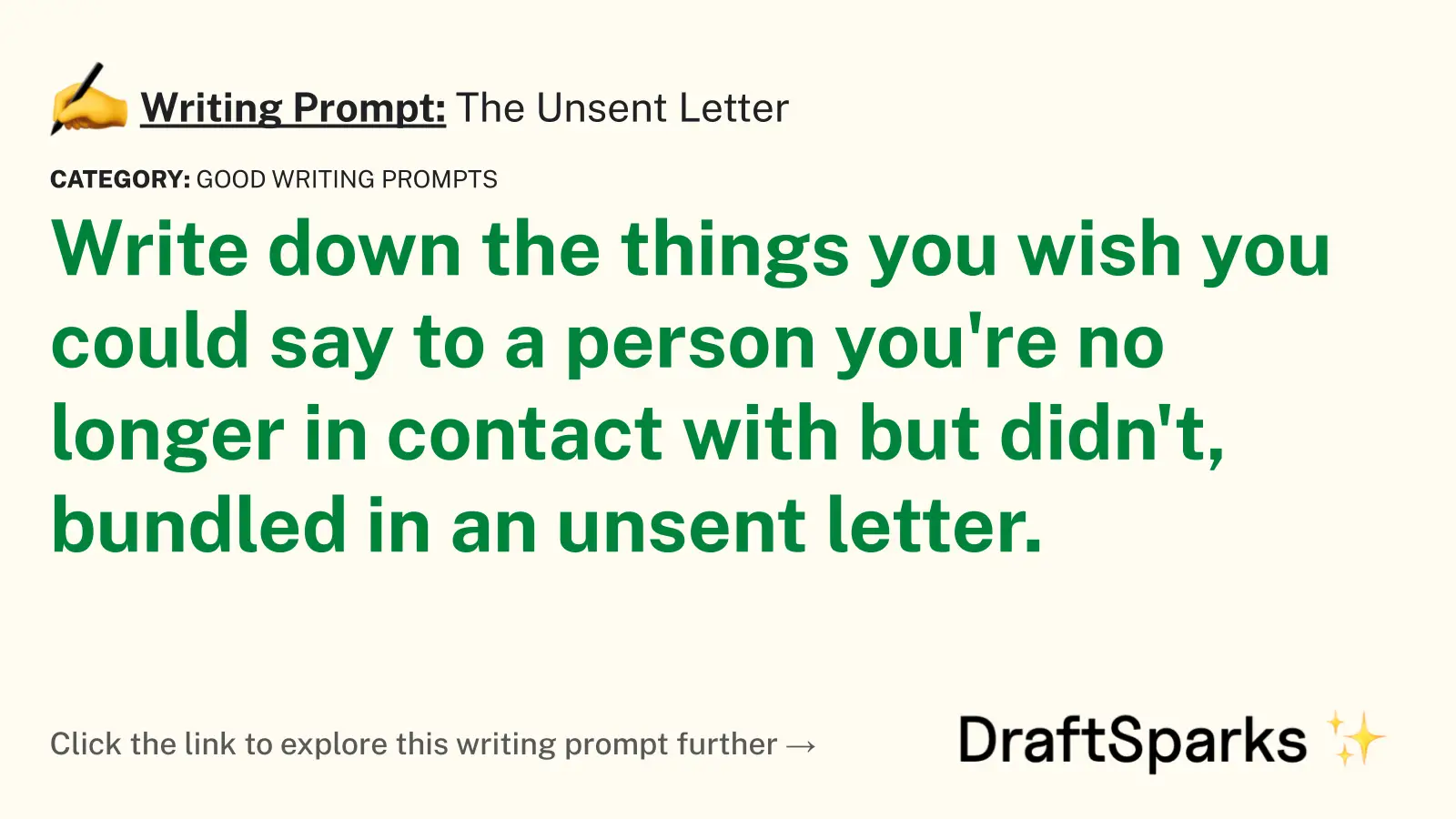 The Unsent Letter