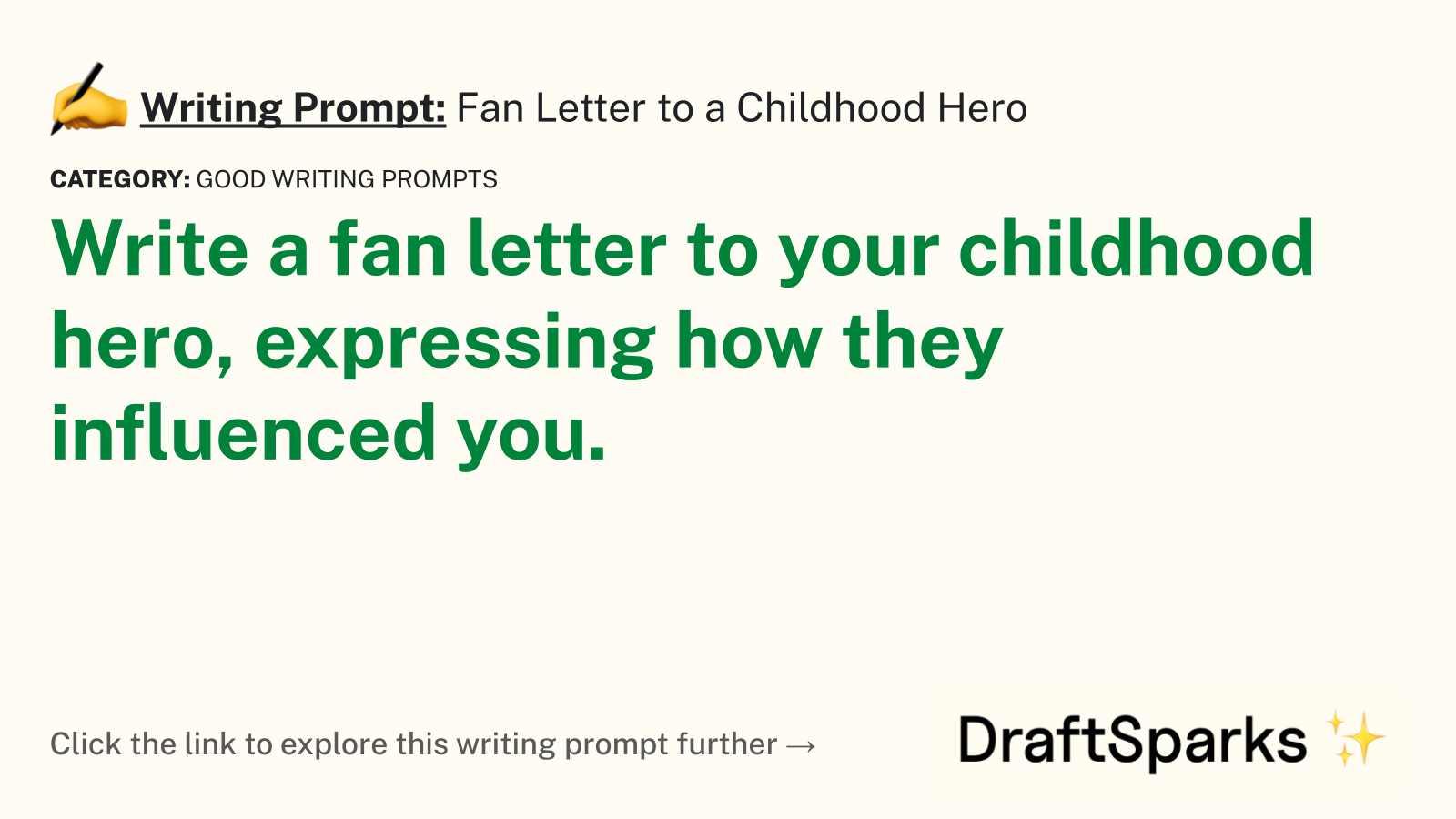 Fan Letter to a Childhood Hero