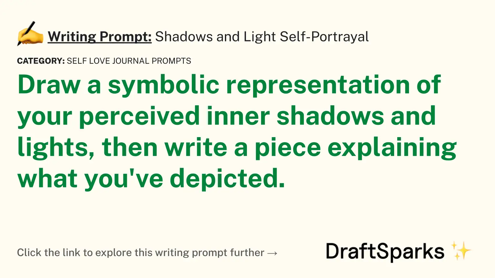 Shadows and Light Self-Portrayal