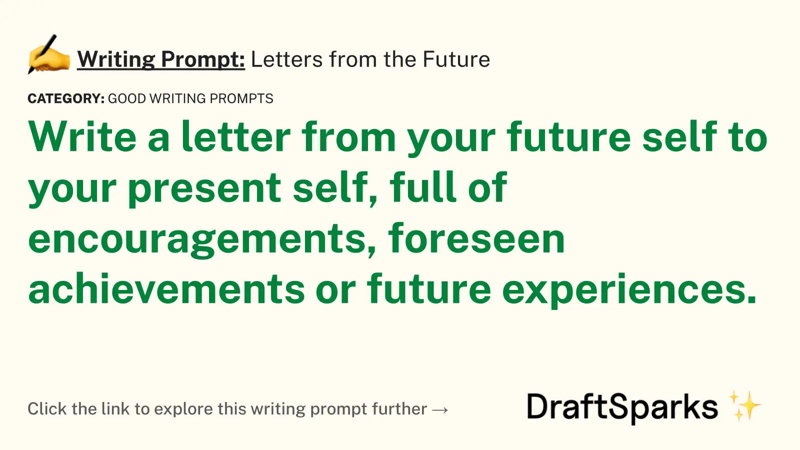 Letters from the Future