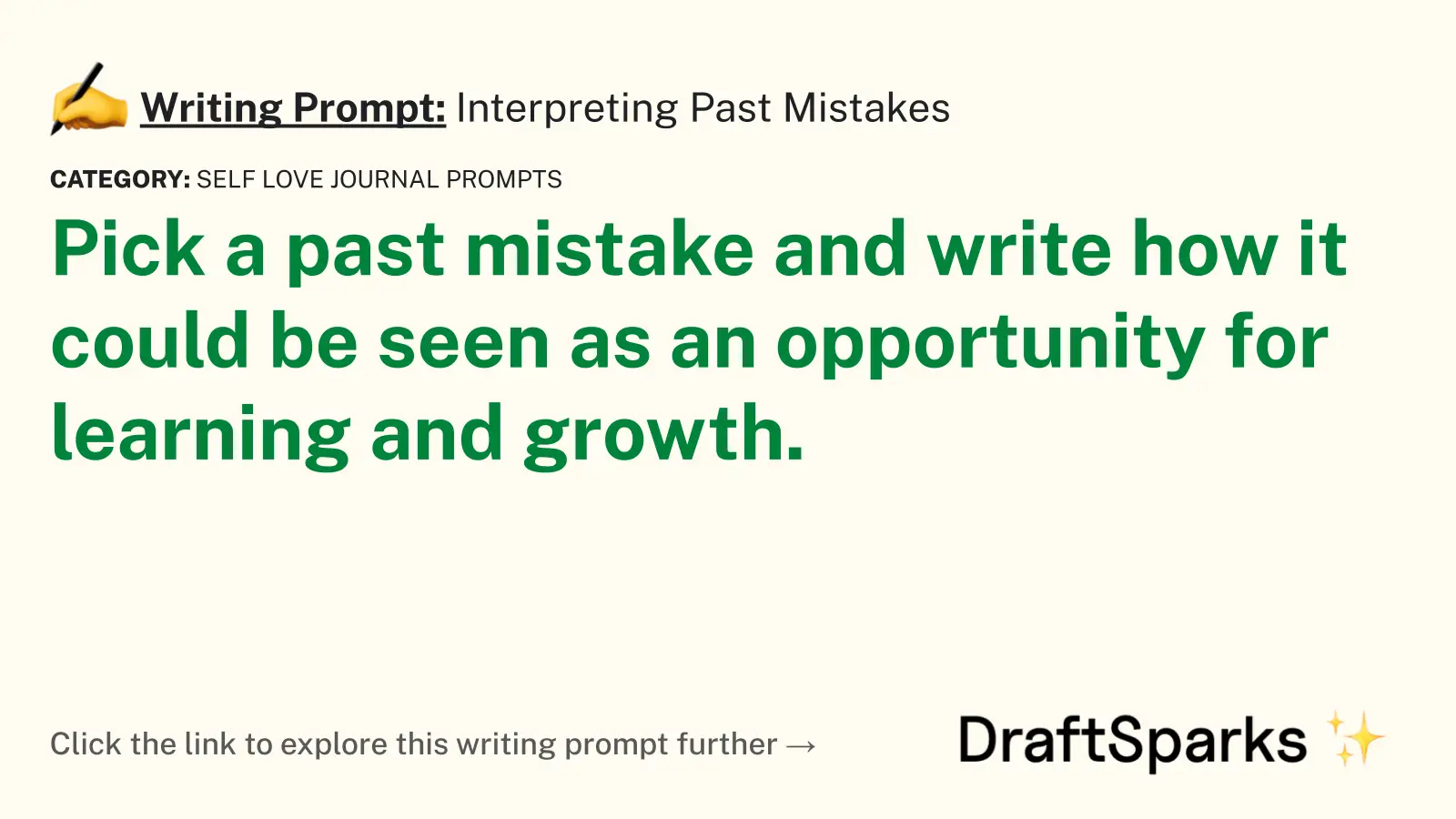 Interpreting Past Mistakes