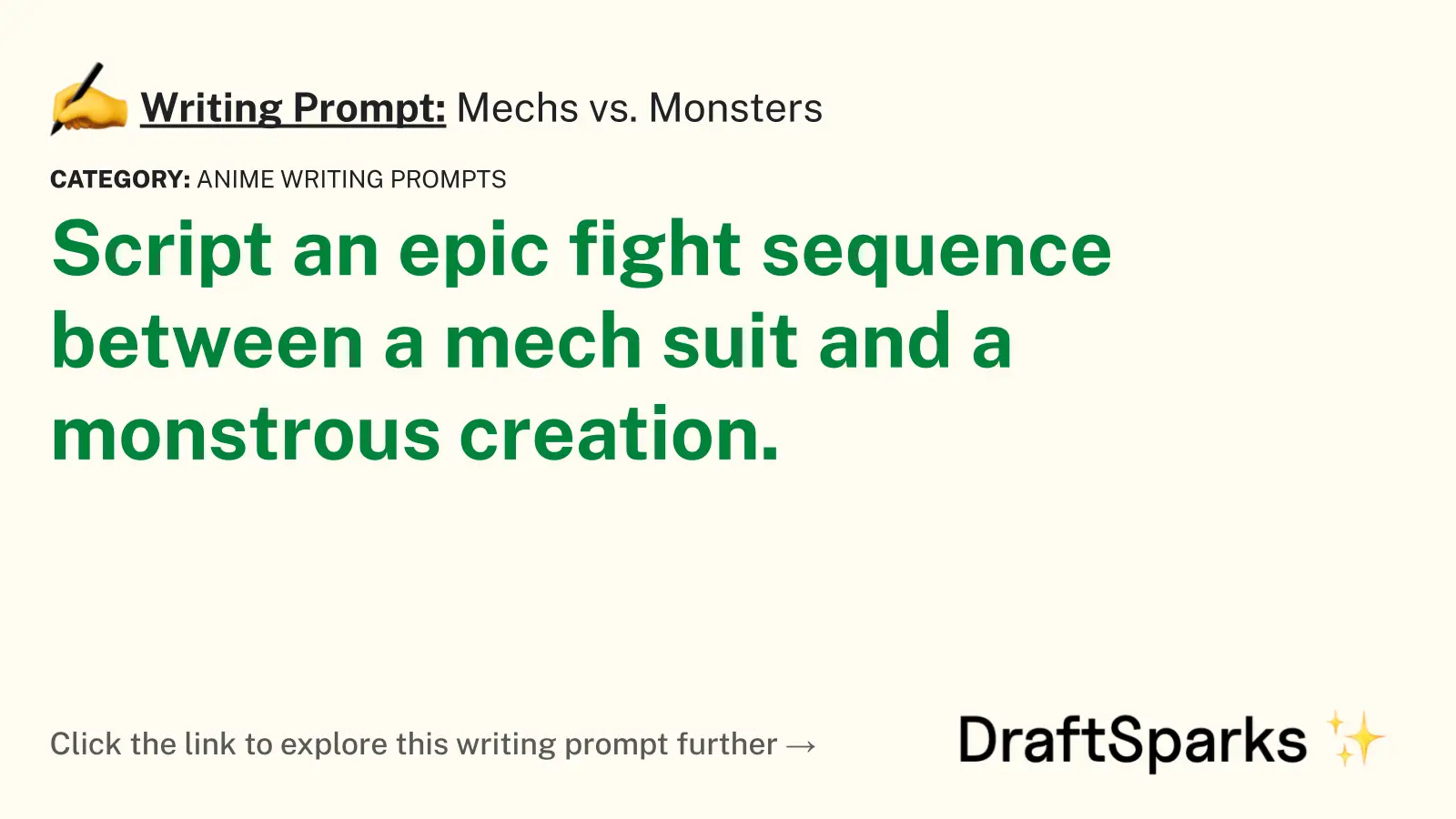 Mechs vs. Monsters
