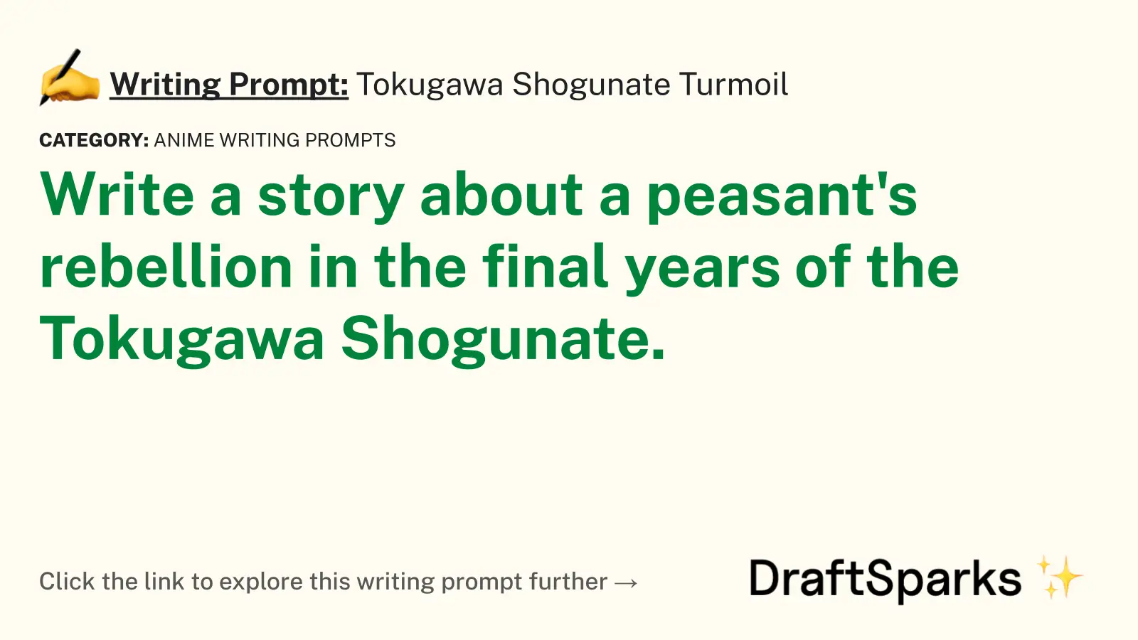 Tokugawa Shogunate Turmoil