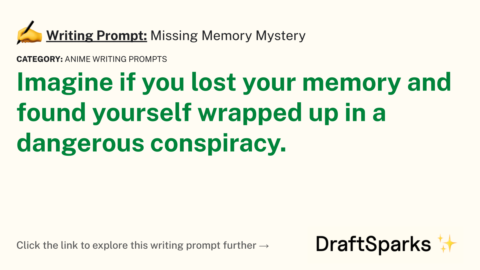Missing Memory Mystery