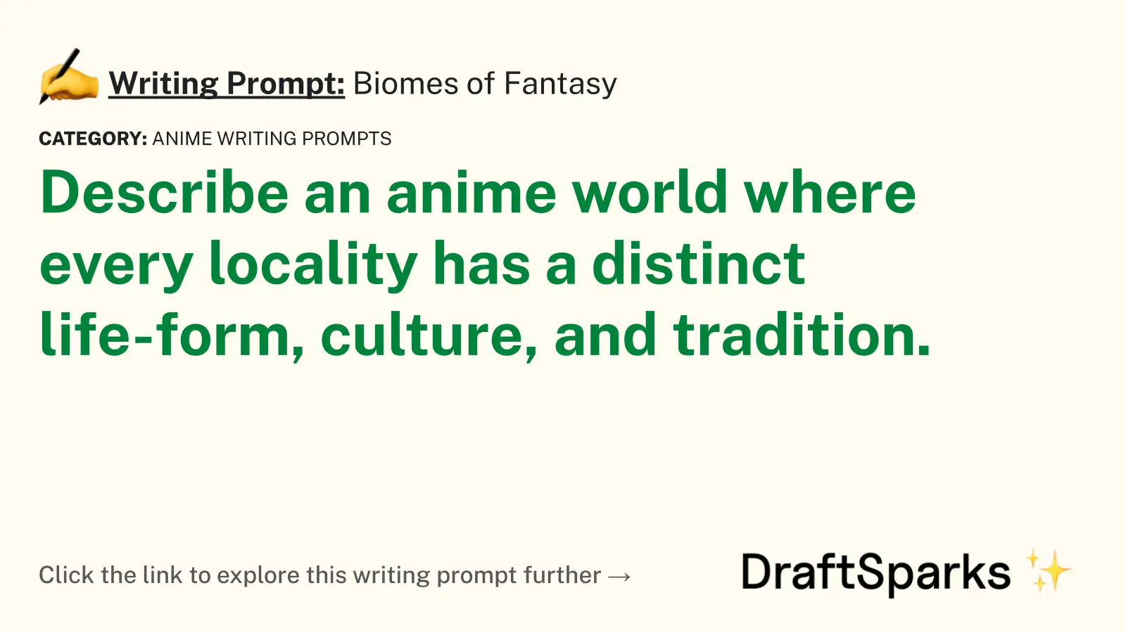 Biomes of Fantasy