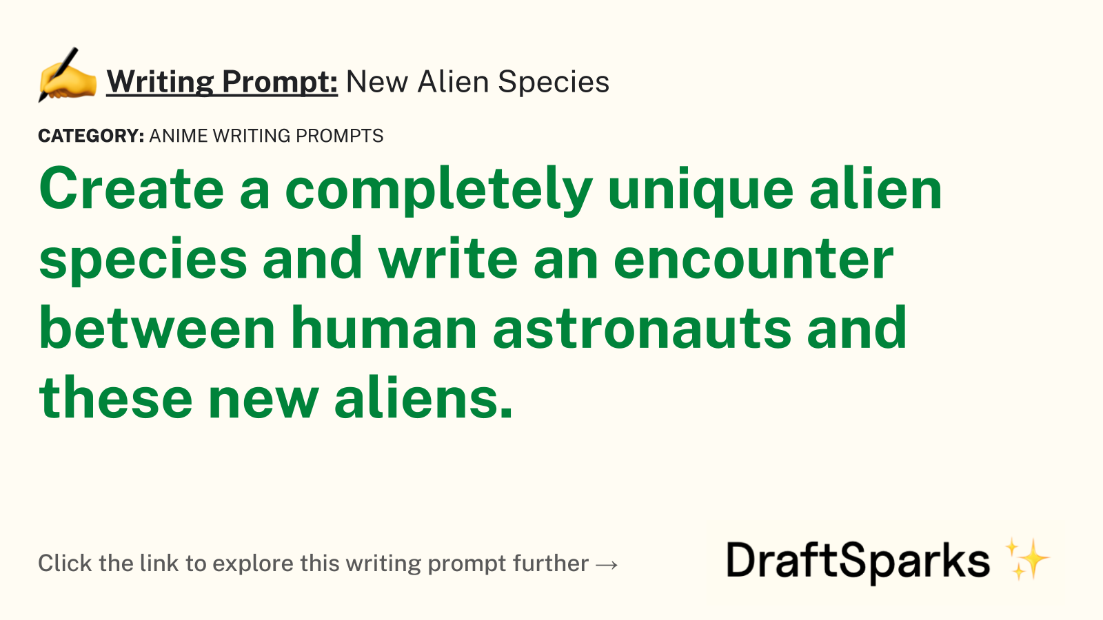 New Alien Species