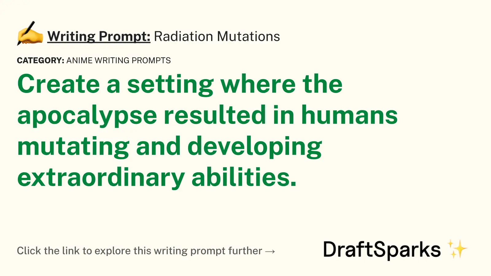 Radiation Mutations