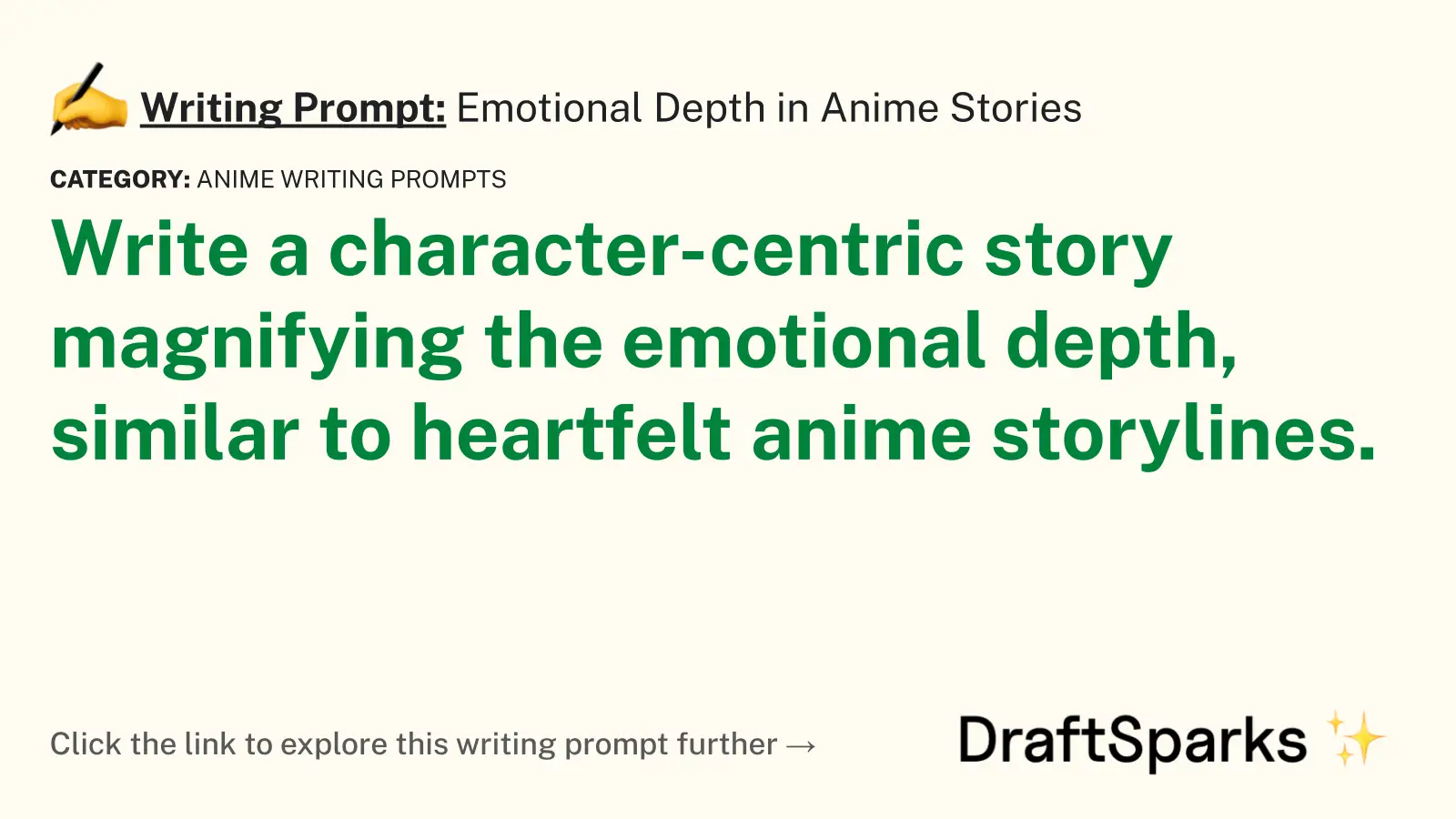 Emotional Depth in Anime Stories