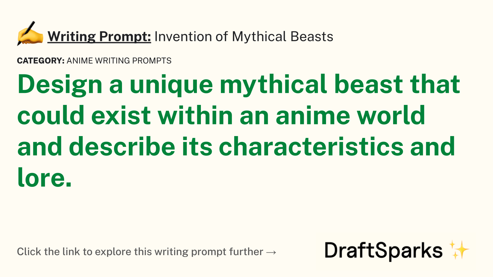 Invention of Mythical Beasts