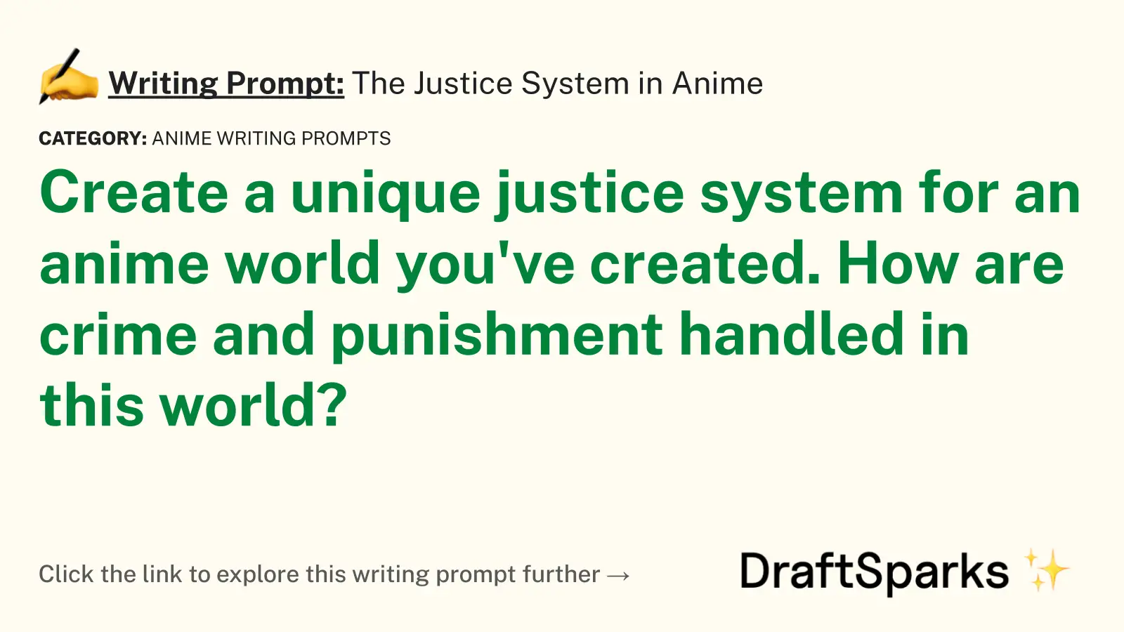 The Justice System in Anime