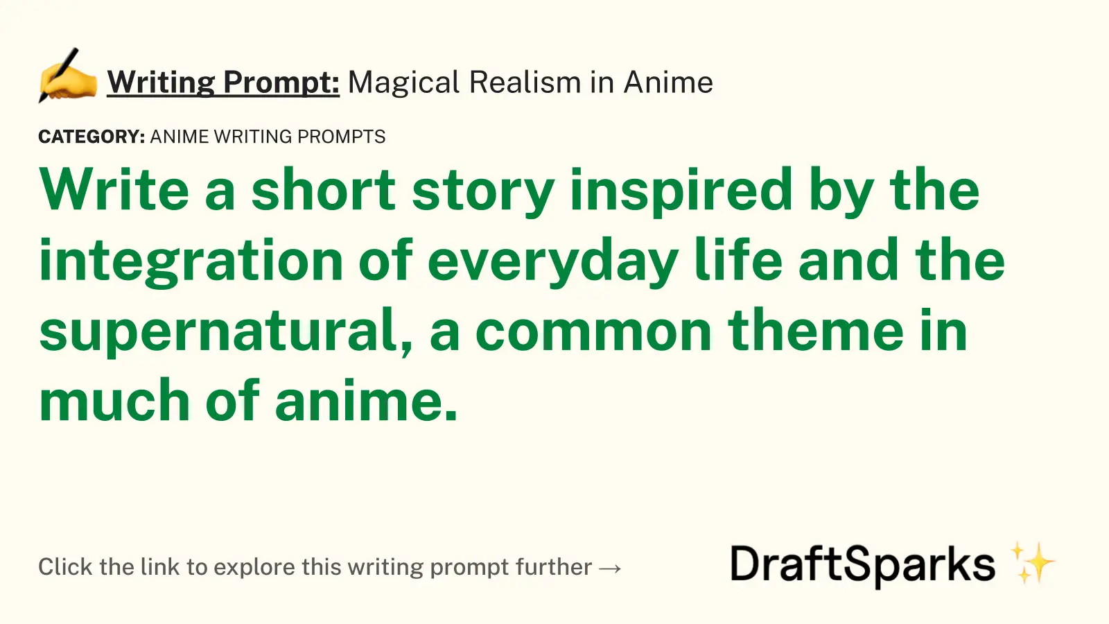 Magical Realism in Anime