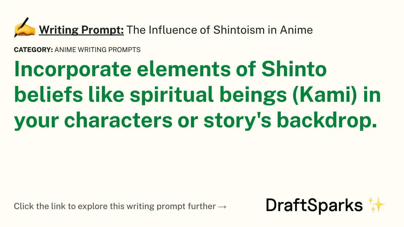 The Influence of Shintoism in Anime