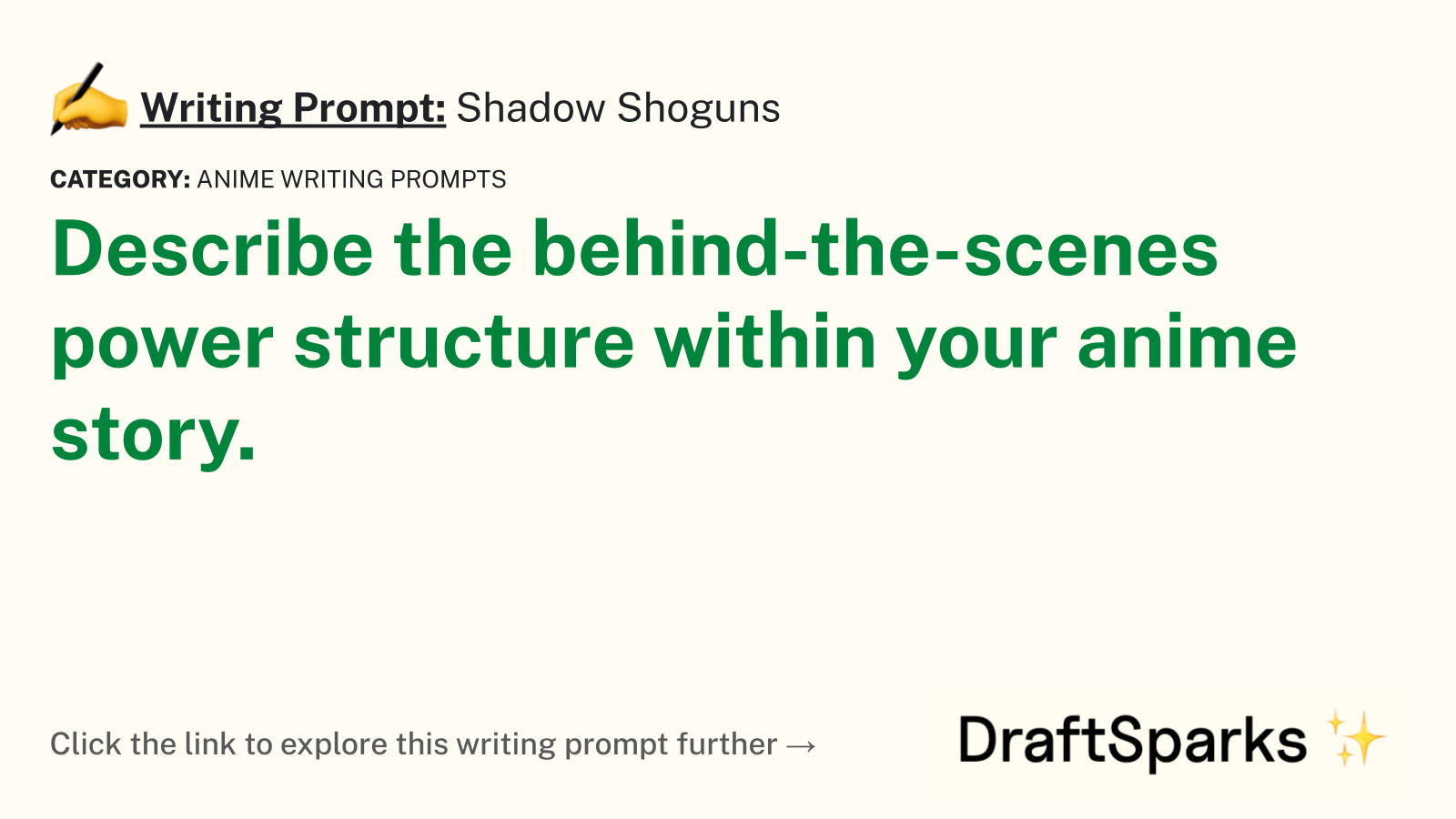 Shadow Shoguns