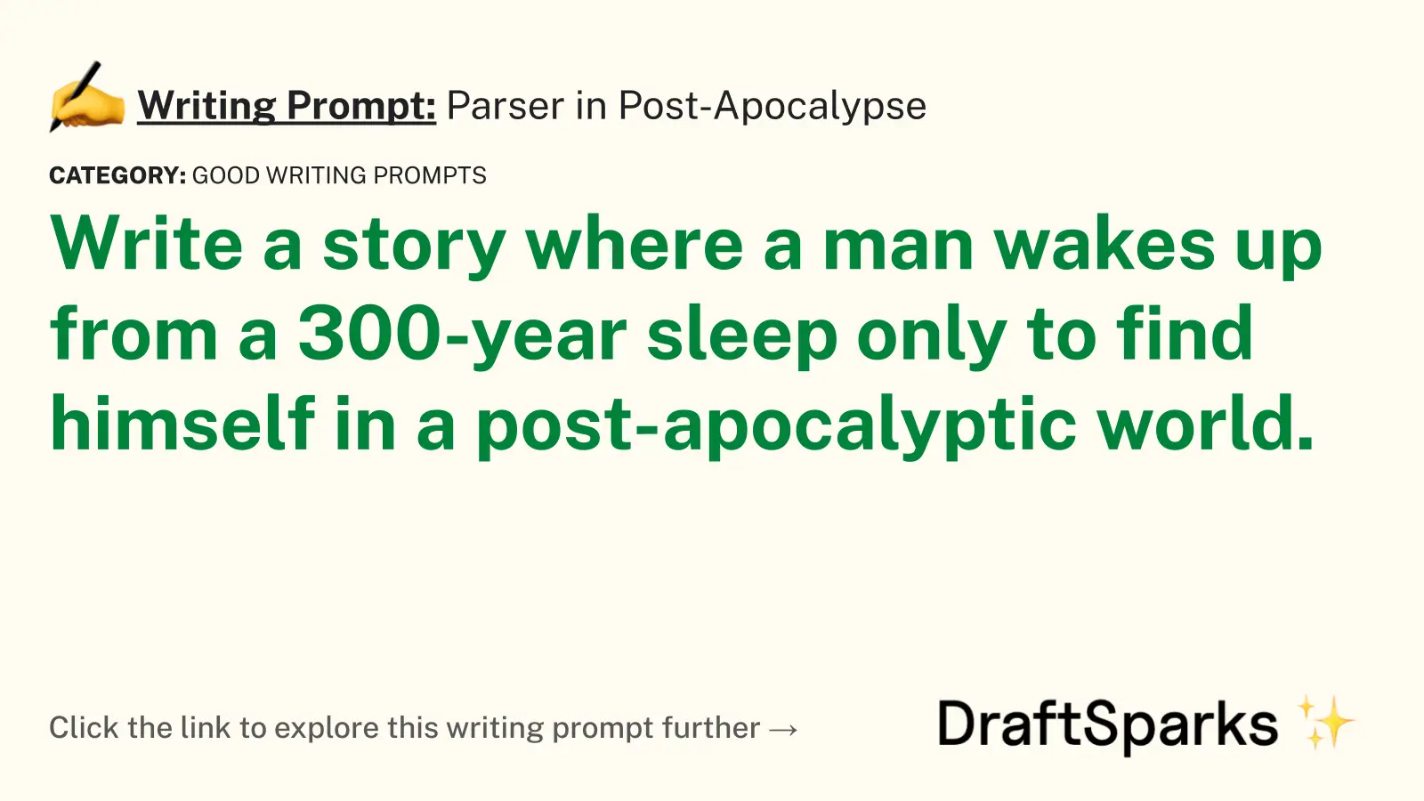 Parser in Post-Apocalypse