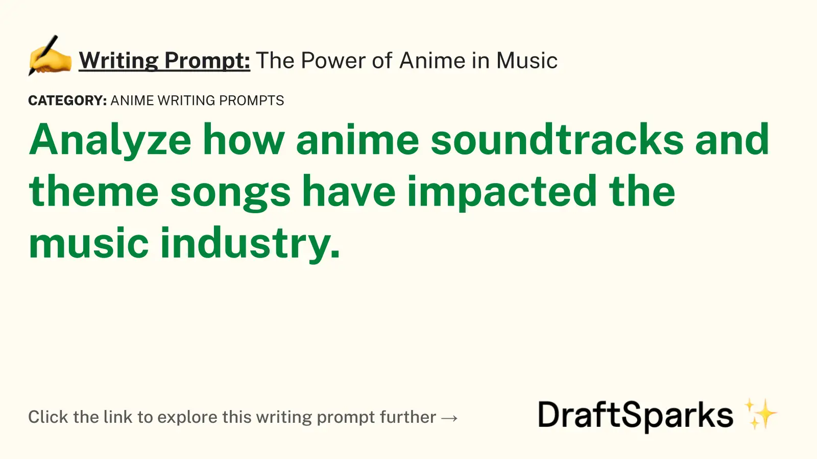 The Power of Anime in Music