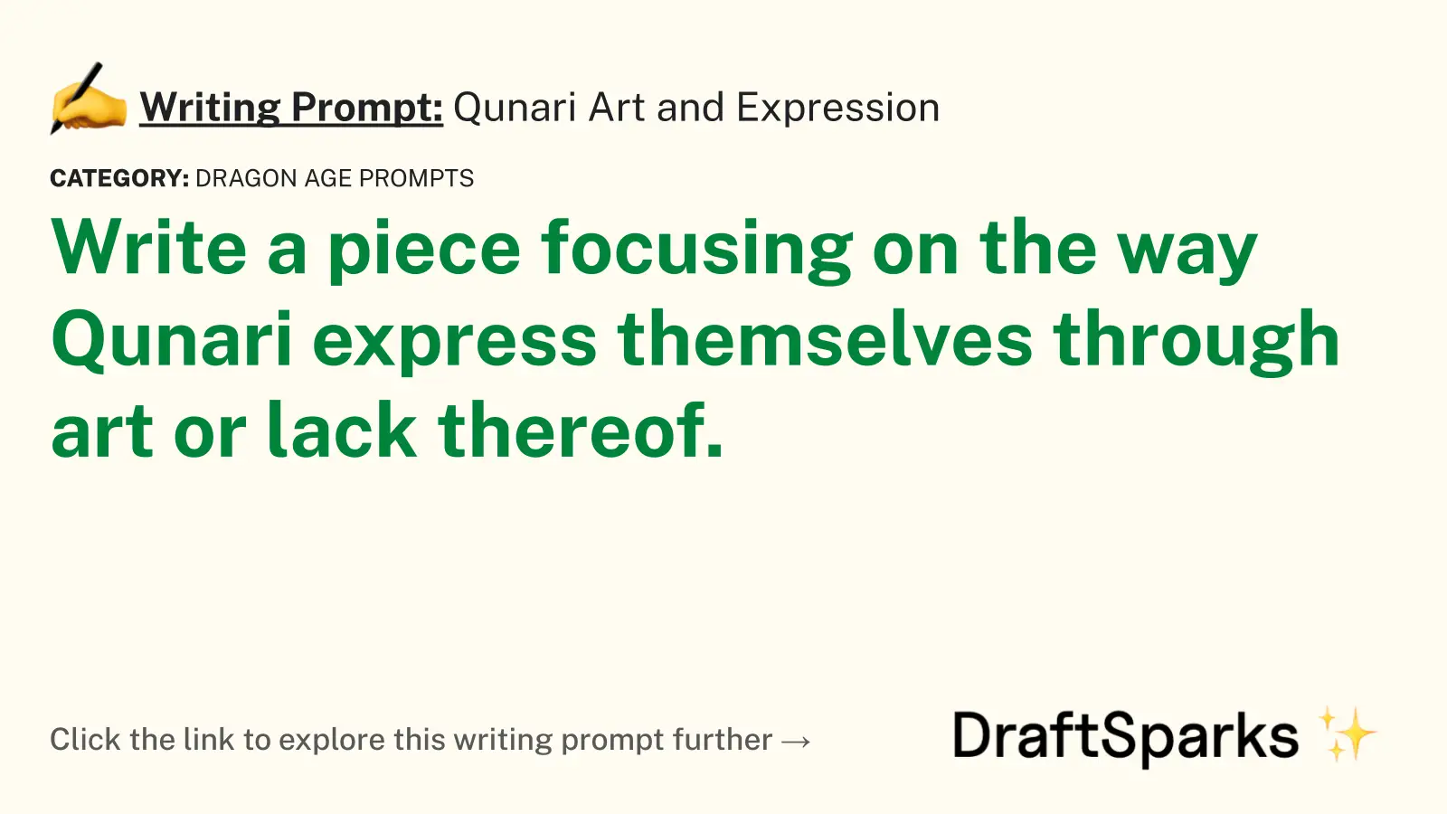 Qunari Art and Expression