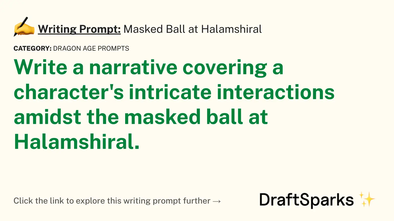 Masked Ball at Halamshiral