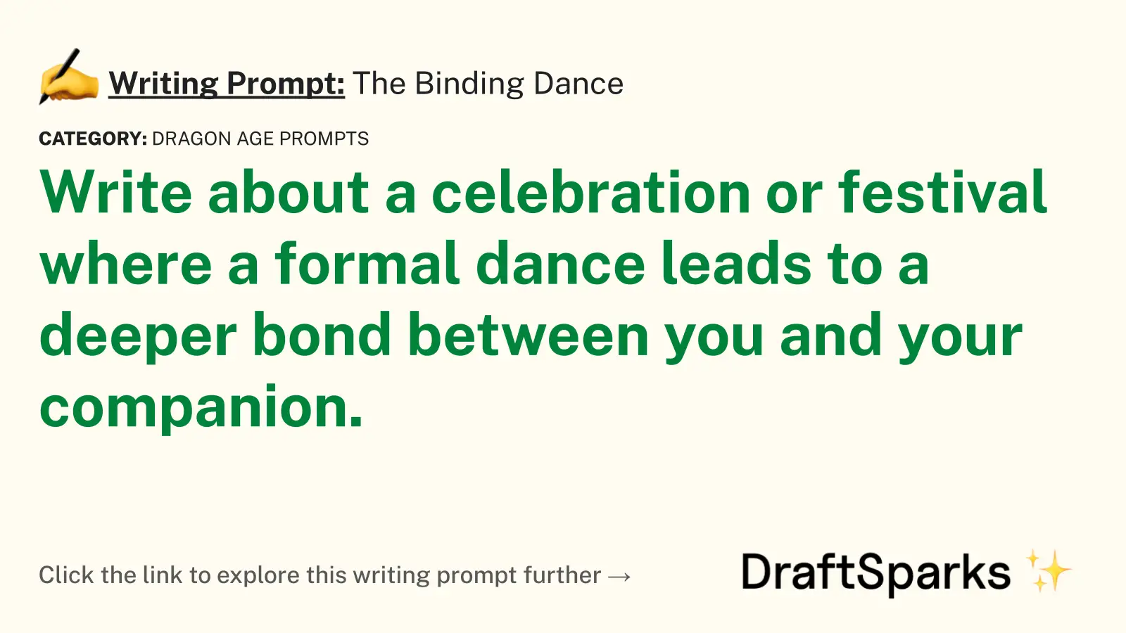 The Binding Dance