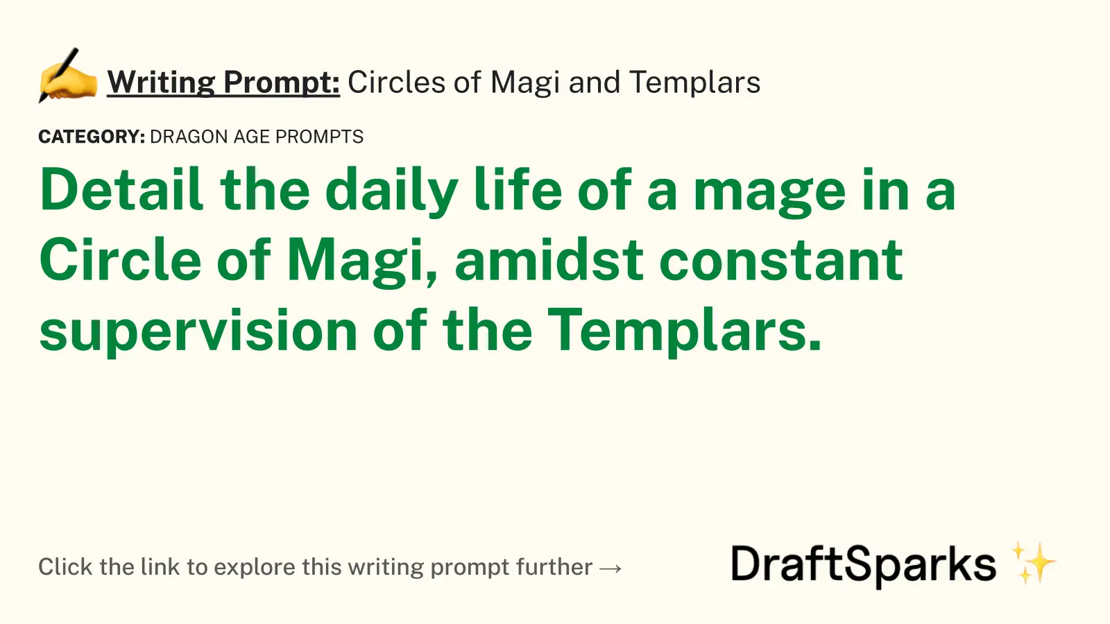 Circles of Magi and Templars