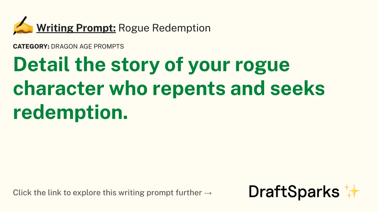 Rogue Redemption