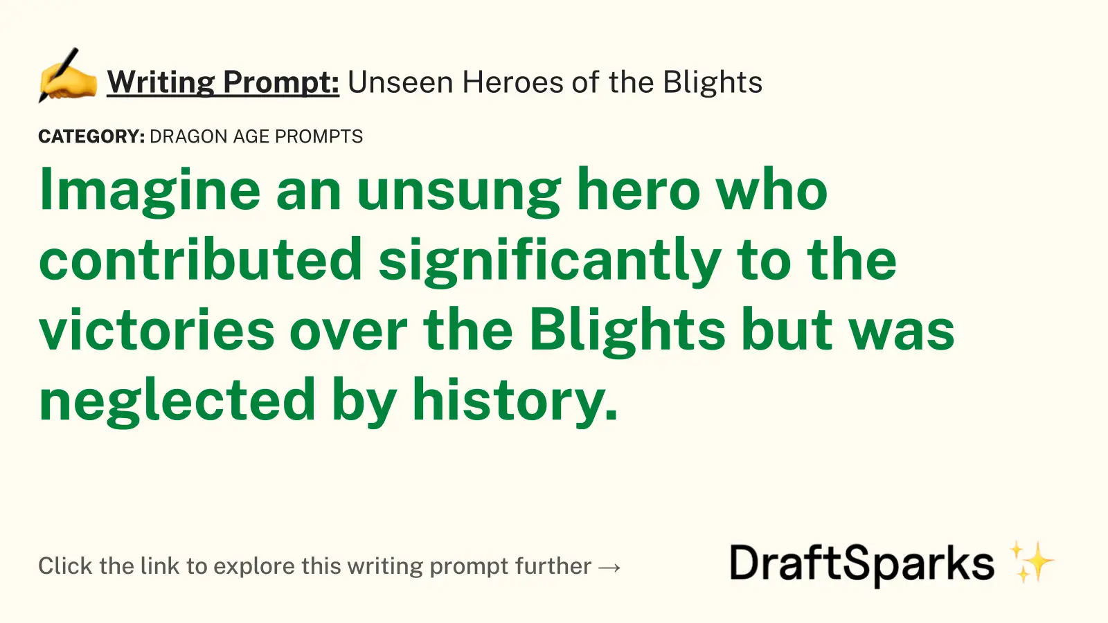 Unseen Heroes of the Blights