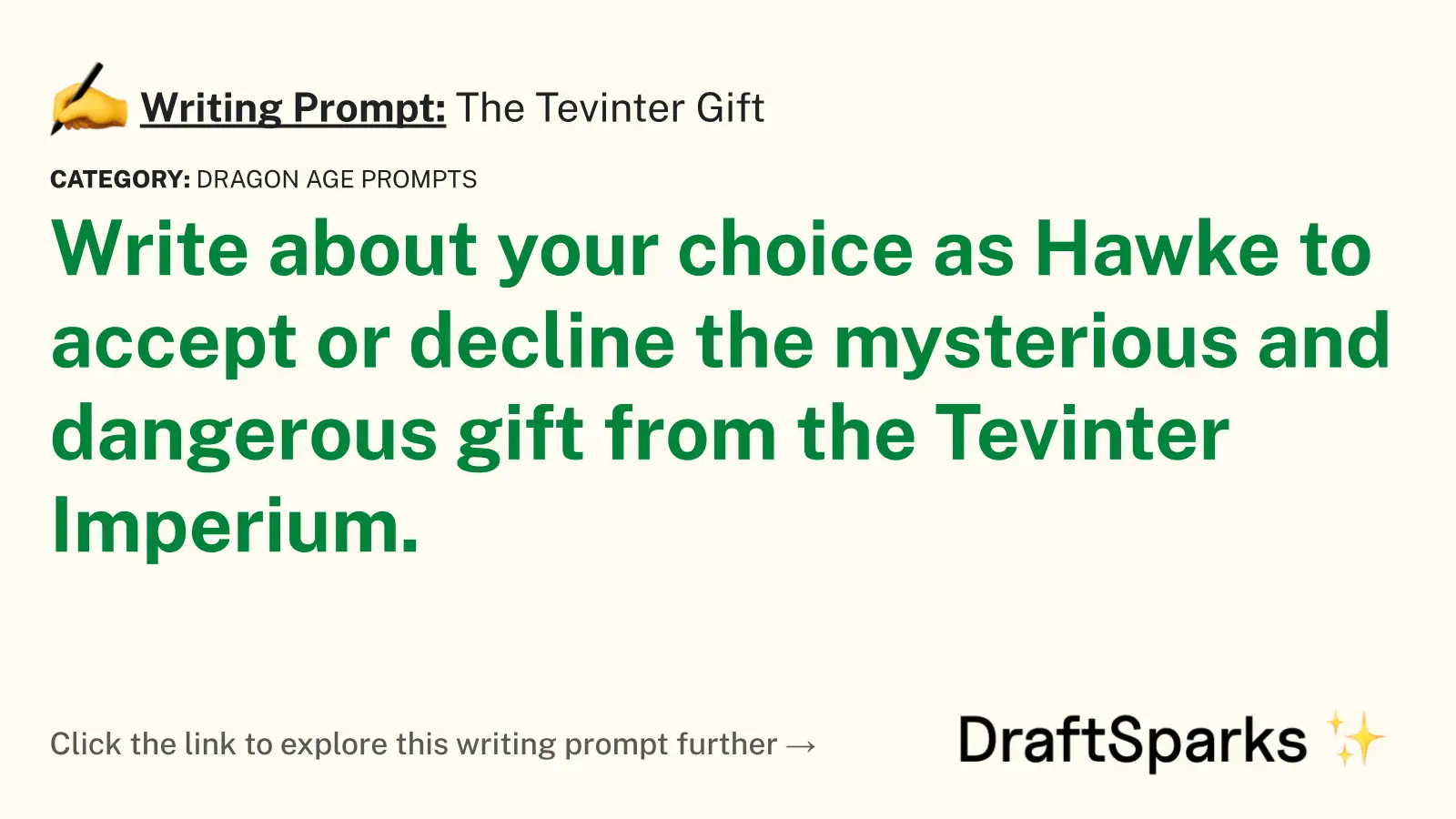 The Tevinter Gift