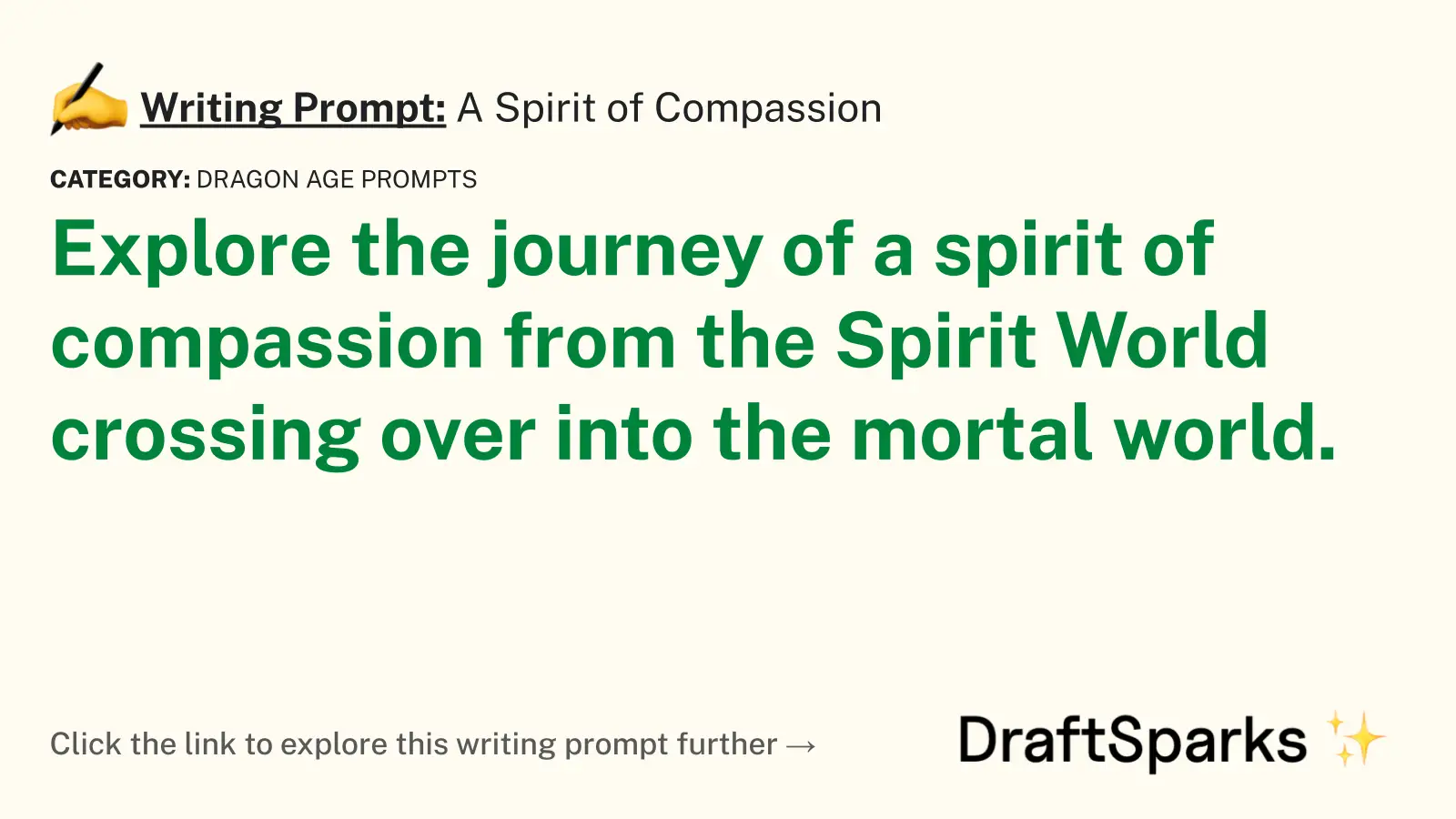 A Spirit of Compassion