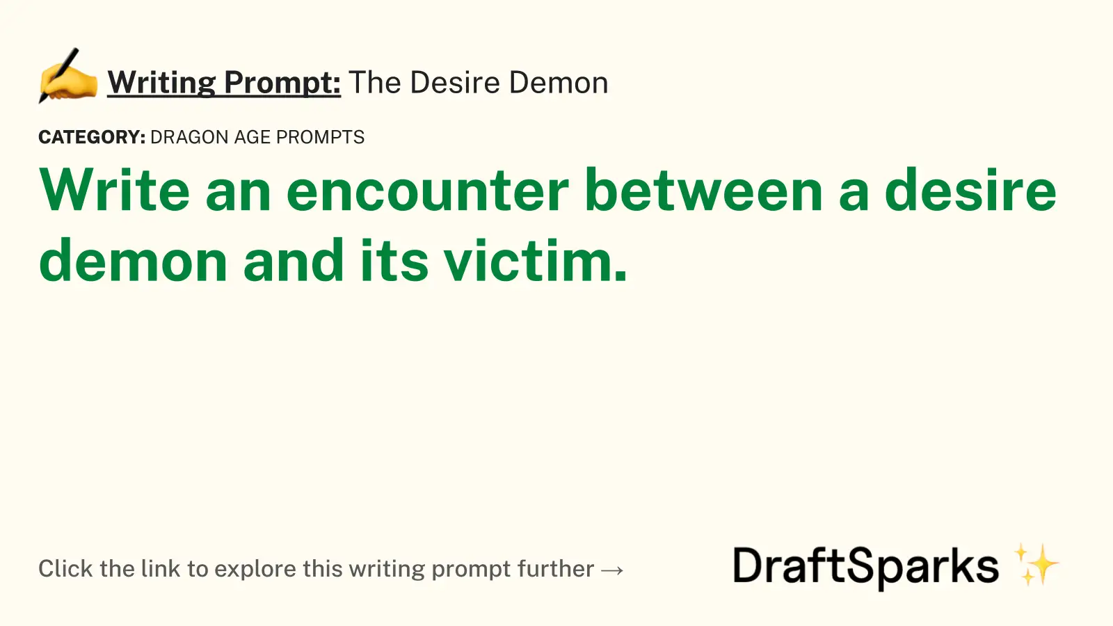 The Desire Demon