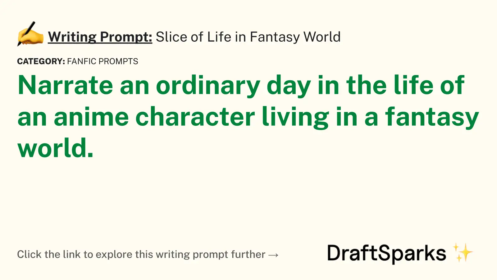 Slice of Life in Fantasy World