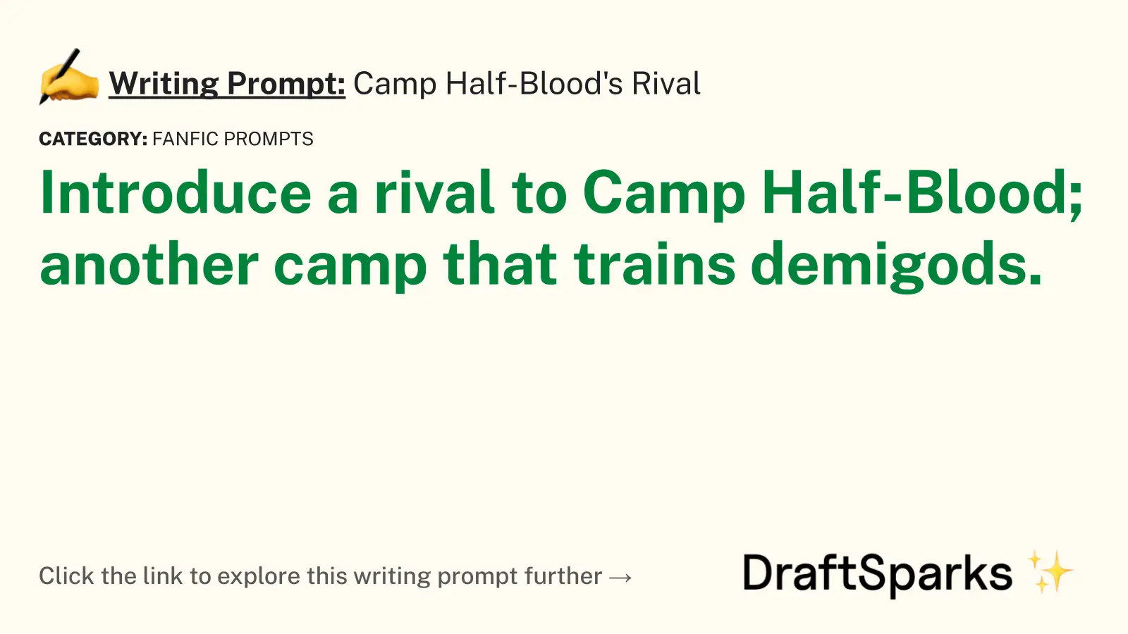 Camp Half-Blood’s Rival