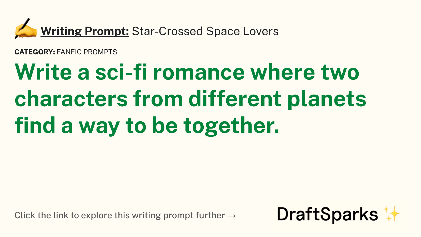 Star-Crossed Space Lovers
