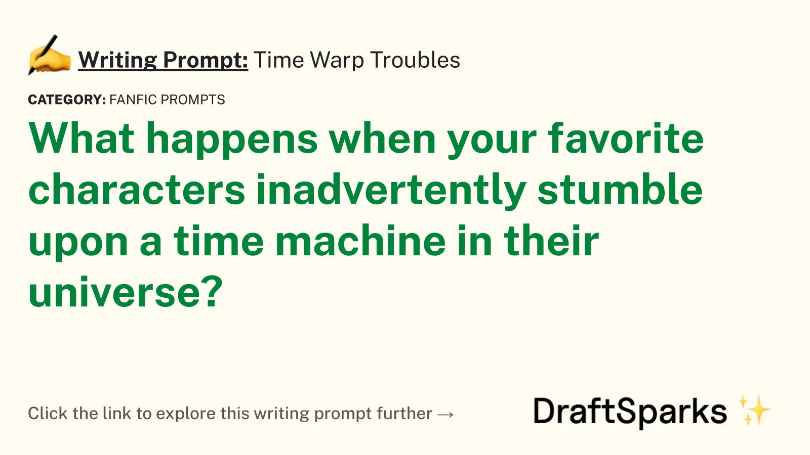 Time Warp Troubles