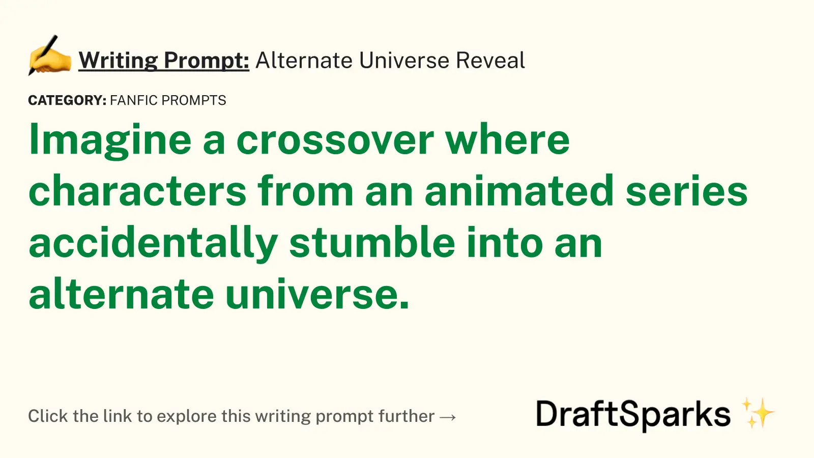 Alternate Universe Reveal