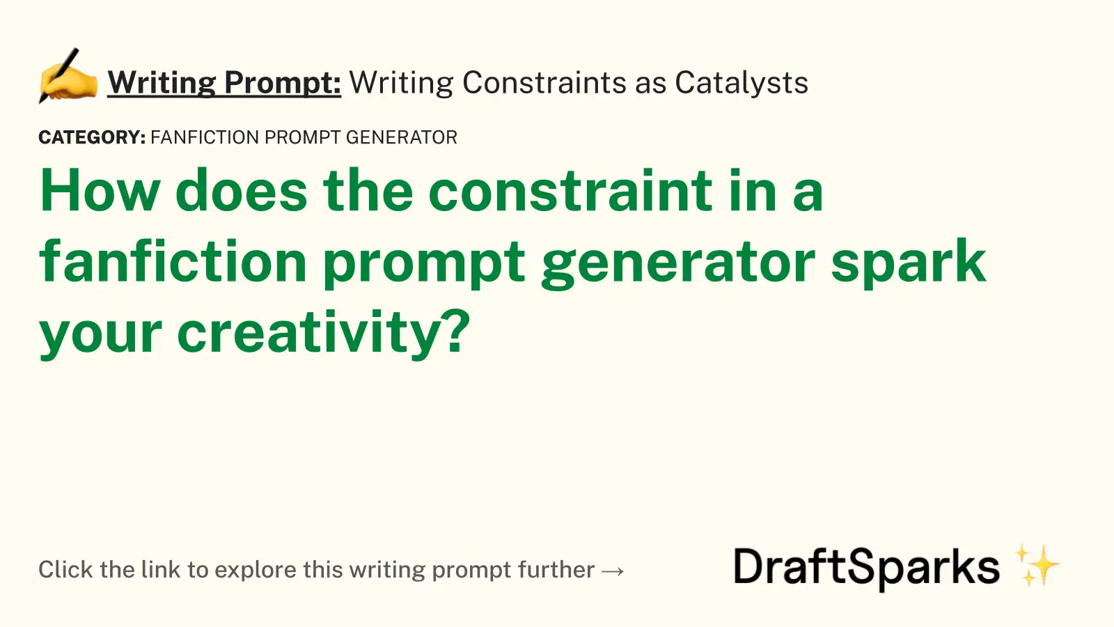 Writing Constraints as Catalysts