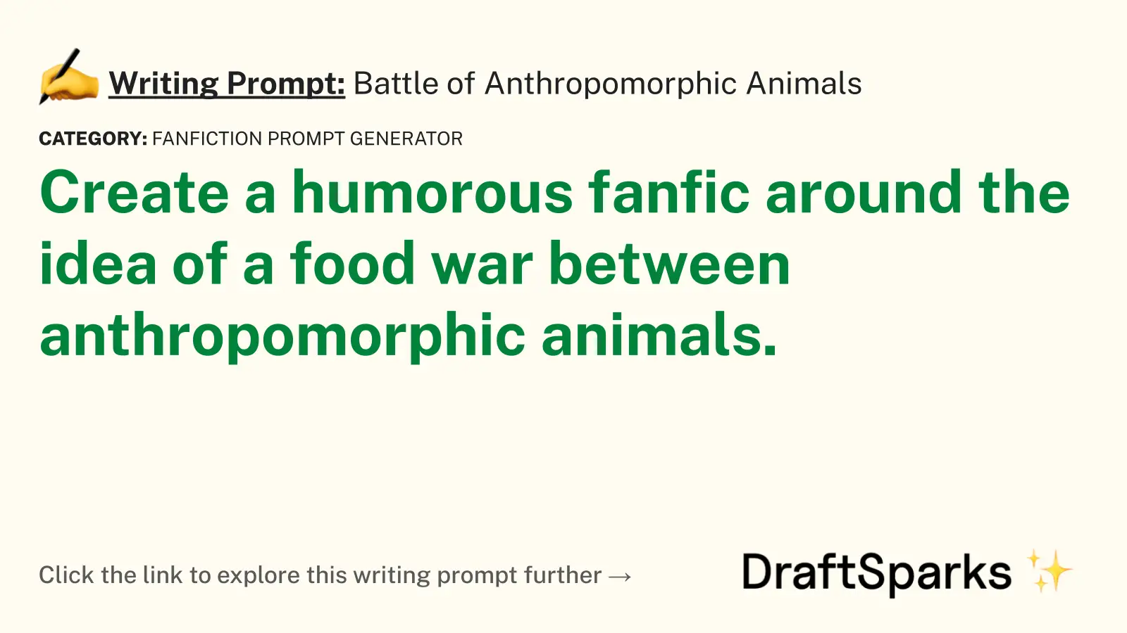 Battle of Anthropomorphic Animals