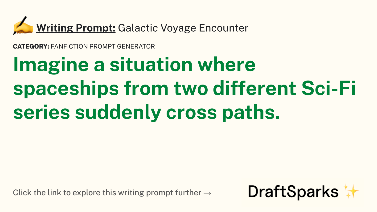 Galactic Voyage Encounter