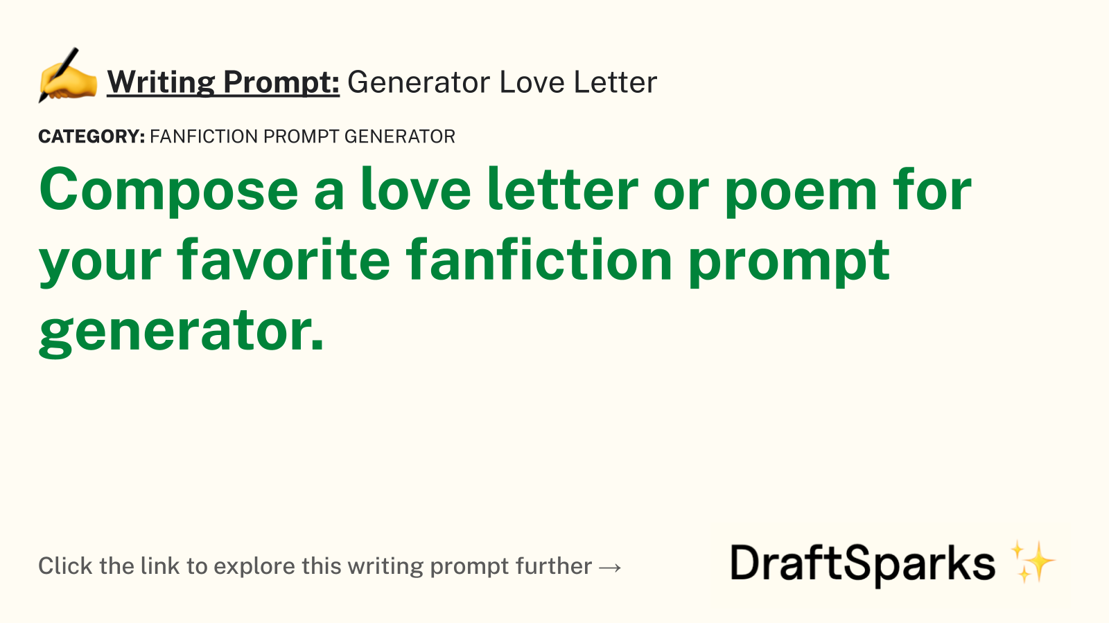Generator Love Letter