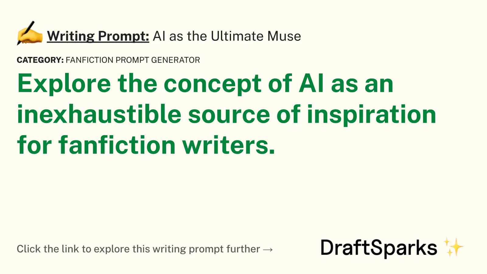 AI as the Ultimate Muse