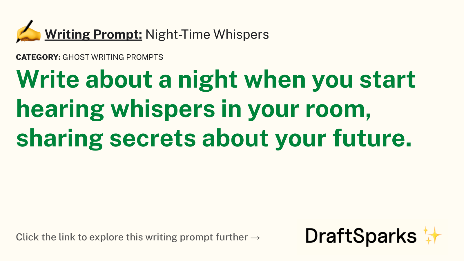 Night-Time Whispers