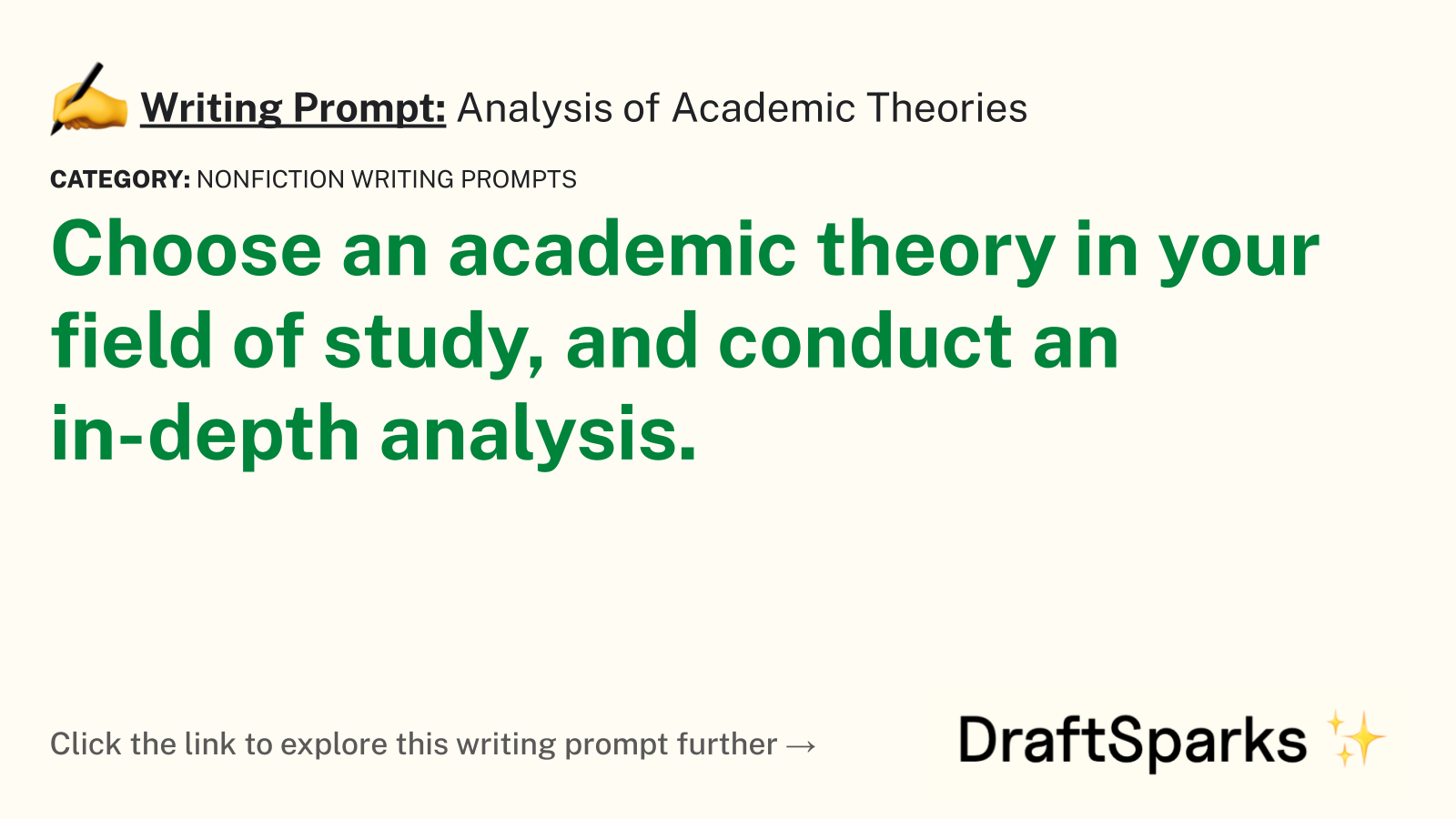 Analysis of Academic Theories