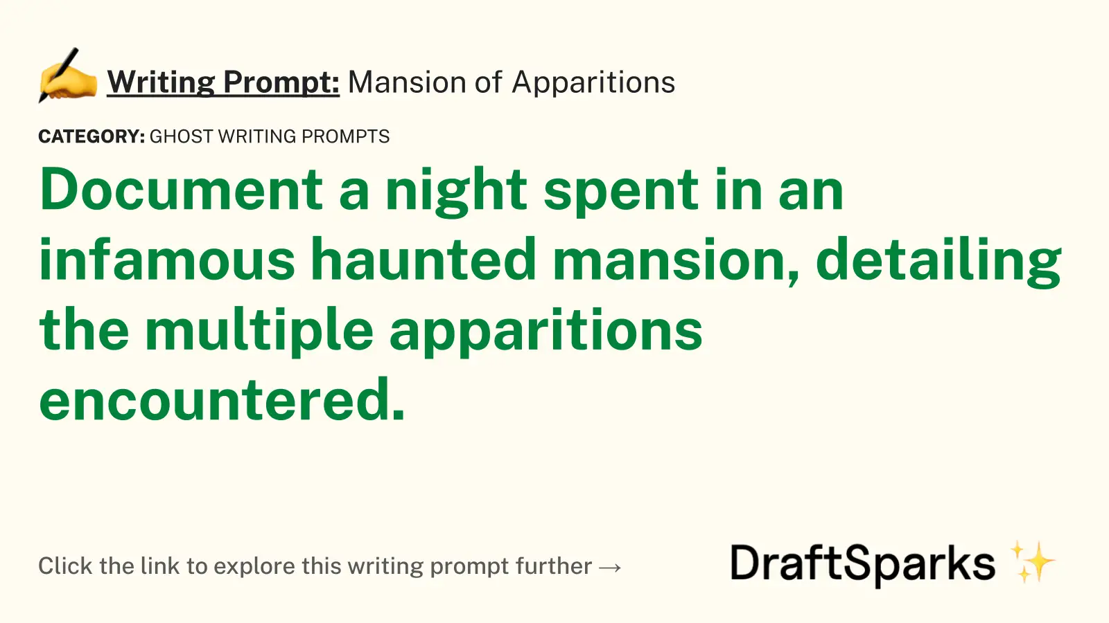 Mansion of Apparitions
