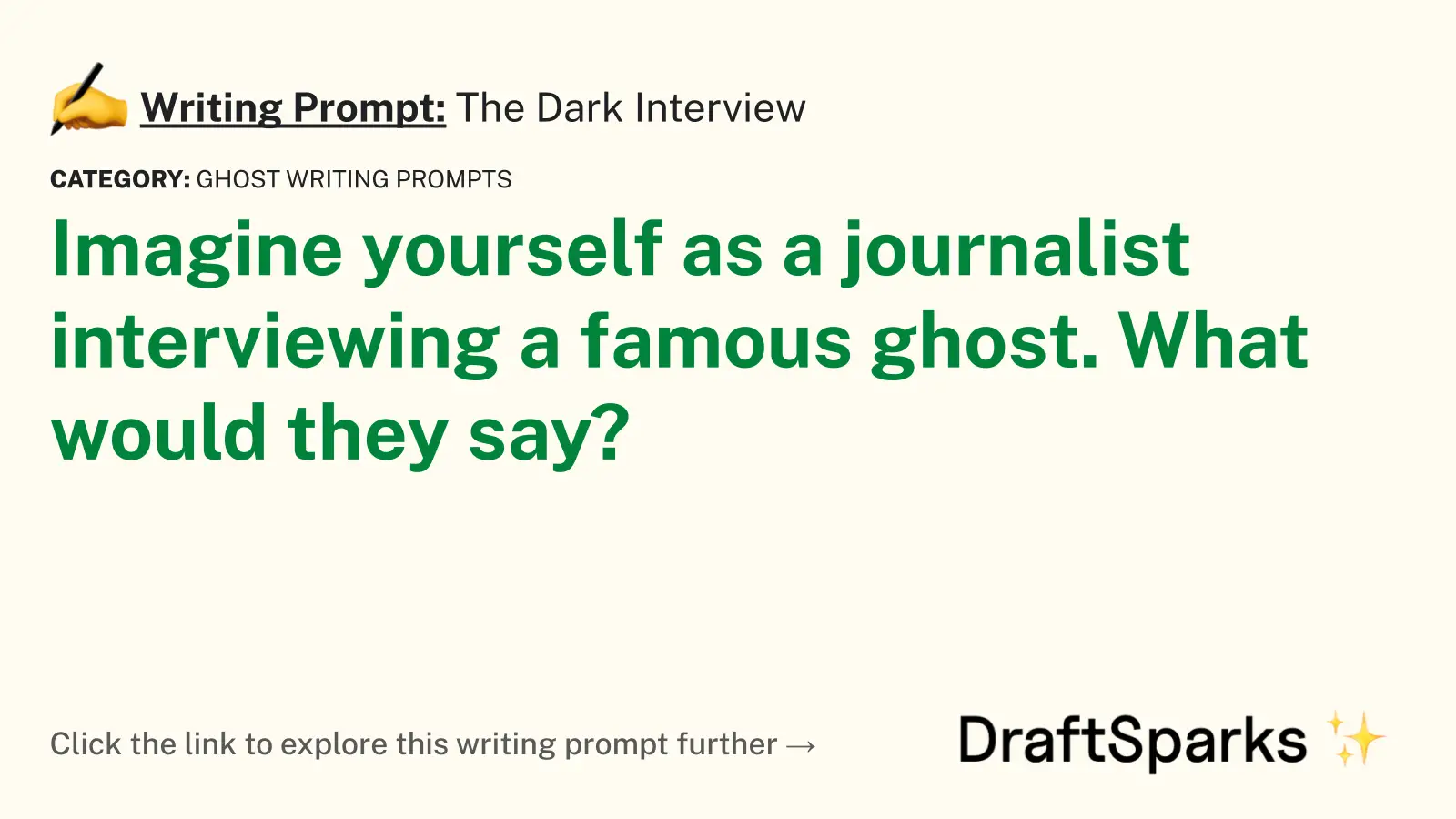 The Dark Interview